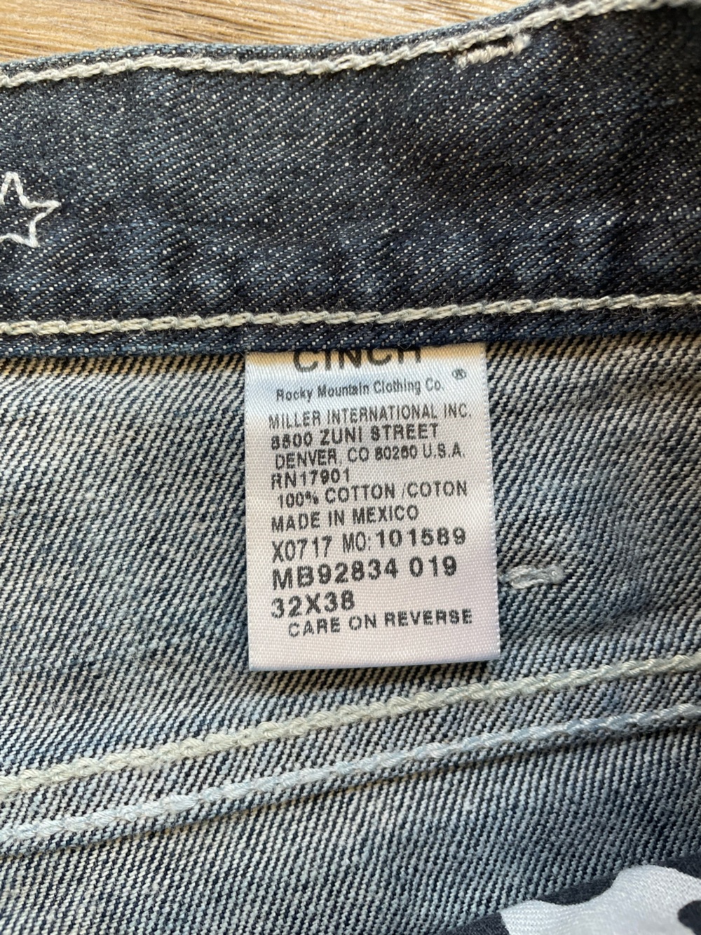Men’s cinch jeans - Picture 3 of 3